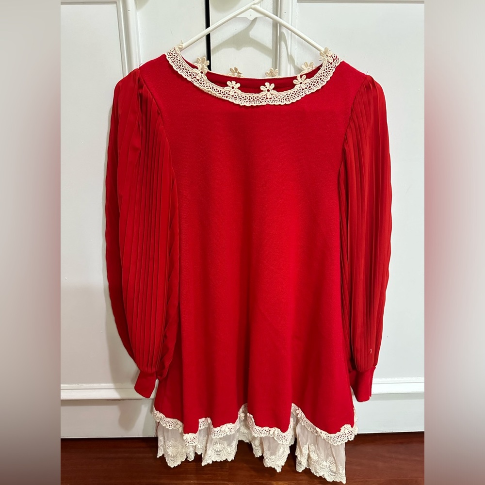 Snidel style Japan Korean mid sweater dress lace S